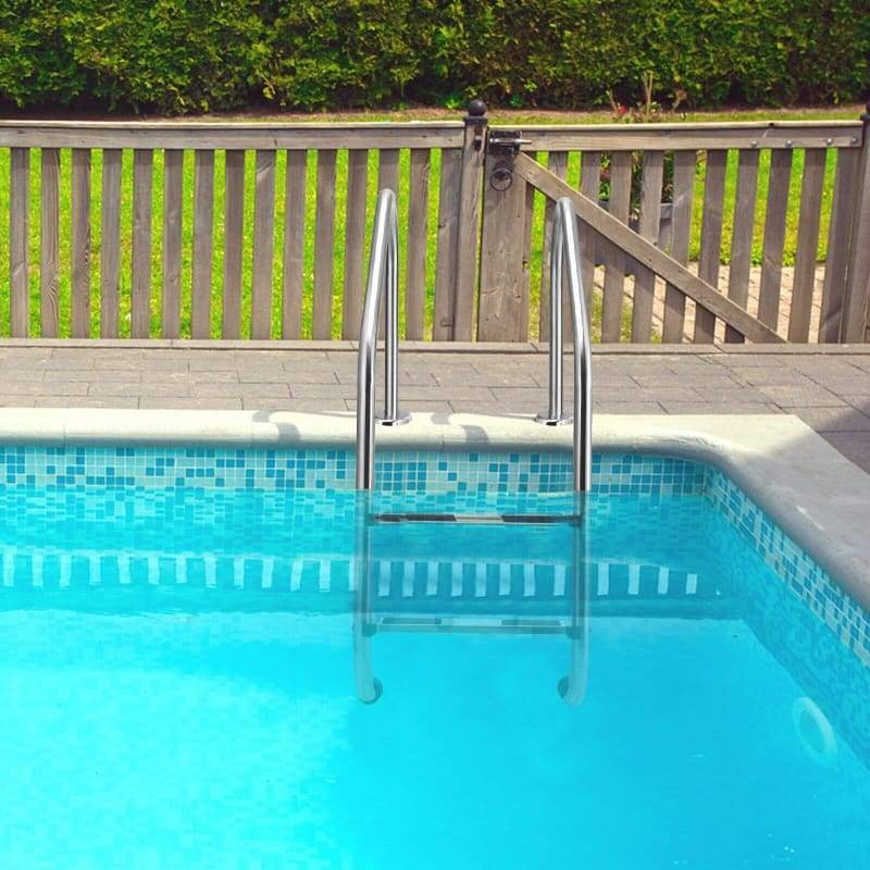 2-Step Swimming Pool Ladder w/ Non-Slip Steps pool, pool maintenance pool K-R-S-I