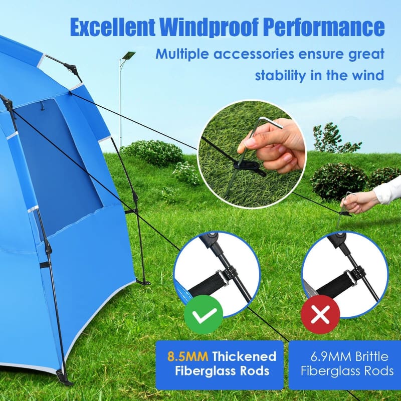 3-4 Person Pop-Up Tent UPF 50+ Portable Sun Shelter beach, Camping | Tents, Outdoor | Tents, tents Tents KARISI