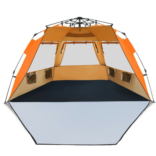 3-4 Person Pop-Up Tent UPF 50+ Portable Sun Shelter ORANGE beach, Camping | Tents, Outdoor | Tents, tents Tents KARISI
