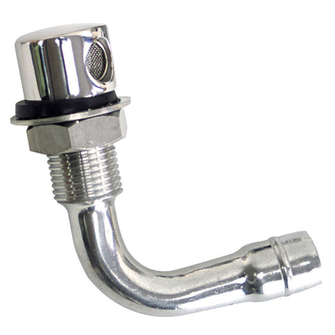 Whitecap Fuel Vent - Round Head 90 Degree 9/16 Hose [S-7033C] 1st Class Eligible, Brand_Whitecap, Marine Hardware, Marine Hardware | Vents 