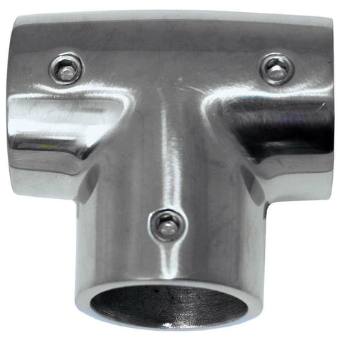 Whitecap O.D. 90 Degree SS Tee Fitting [6043C] 1st Class Eligible, Brand_Whitecap, Marine Hardware, Marine Hardware | Rail Fittings Rail 