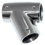 Whitecap 1 O.D. 60 Degree SS Tee - Right [6145C] 1st Class Eligible, Brand_Whitecap, Marine Hardware, Marine Hardware | Rail Fittings Rail 
