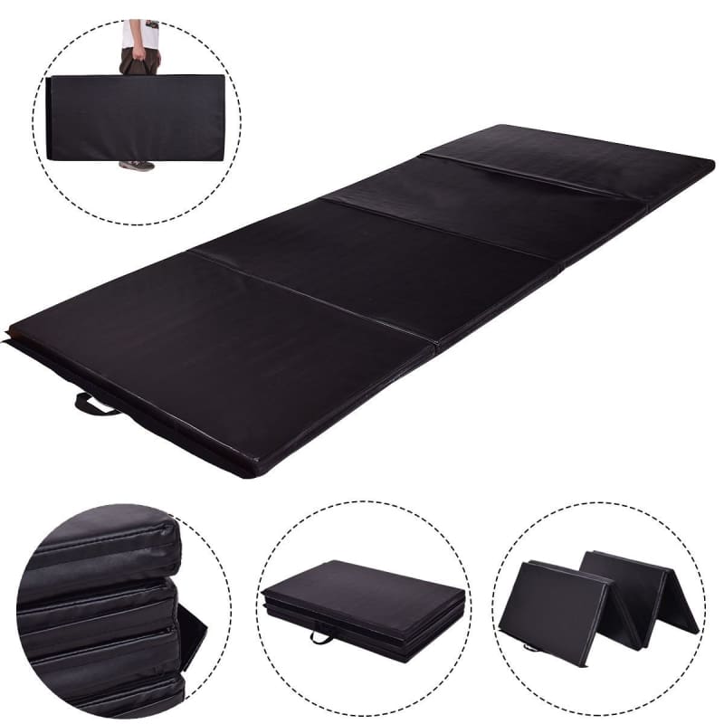 4’x8’x2 Folding Panel Gym Mat Fitness / Athletic Training Goplus