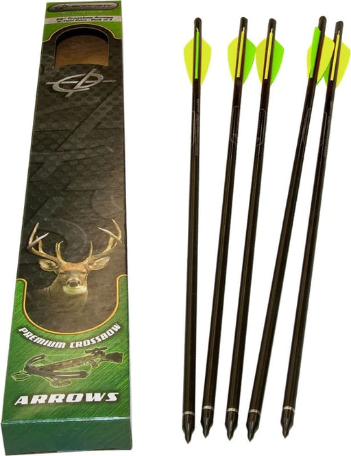 5 Pack of 22in Arrows w/Field Point Archery Hunting Accessories Barnett Crossbows