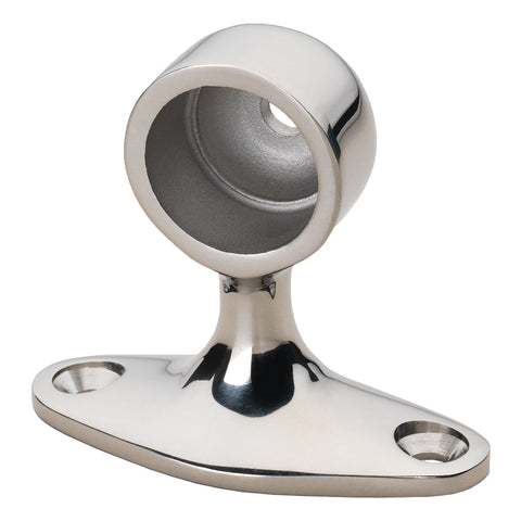Whitecap 90 Degree Handrail Stanchion - End - 316 Stainless Steel - 7/8 Tube O.D. [6280C] 1st Class Eligible, Brand_Whitecap, Marine 
