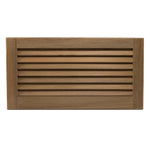 Whitecap Teak Louvered Insert - 9-3/8 x 18 x 3/4 [60716] Brand_Whitecap, Marine Hardware, Marine Hardware | Teak Teak CWR