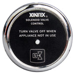 Fireboy-Xintex Propane Control Solenoid Valve w/Chrome Bezel Display [C-1C-R] Brand_Fireboy-Xintex, Marine Safety, Marine Safety | Fume
