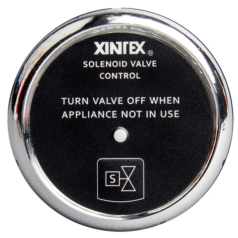Fireboy-Xintex Propane Control Solenoid Valve w/Chrome Bezel Display [C-1C-R] Brand_Fireboy-Xintex, Marine Safety, Marine Safety | Fume