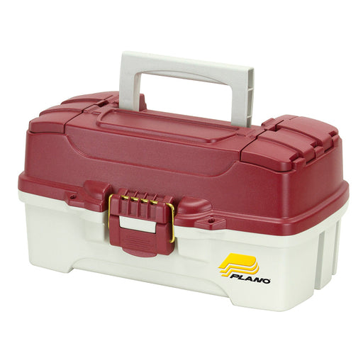 Plano 1-Tray Tackle Box w/Duel Top Access - Red Metallic/Off White [620106] Brand_Plano, Outdoor, Outdoor | Tackle Storage Tackle Storage 