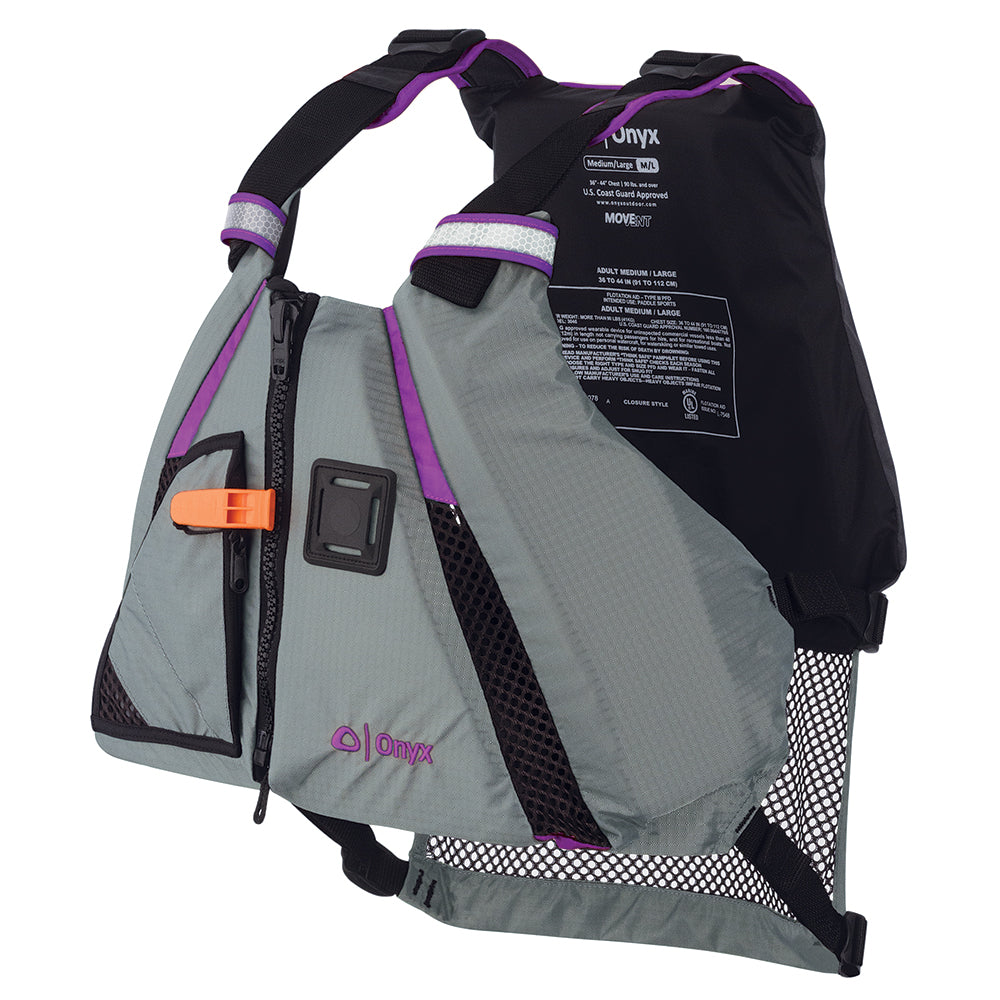 Onyx MoveVent Dynamic Paddle Sports Vest - Purple/Grey - XL/2XL [122200-600-060-18] Brand_Onyx Outdoor, Marine Safety, Marine Safety | 