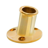 Whitecap Top-Mounted Flag Pole Socket Polished Brass - 3/4 ID [S-5001B] 1st Class Eligible, Boat Outfitting, Boat Outfitting | Accessories, 