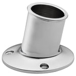 Whitecap Top-Mounted Flag Pole Socket - CP/Brass - 1-1/4 ID [S-5003] Boat Outfitting, Boat Outfitting | Accessories, Brand_Whitecap 