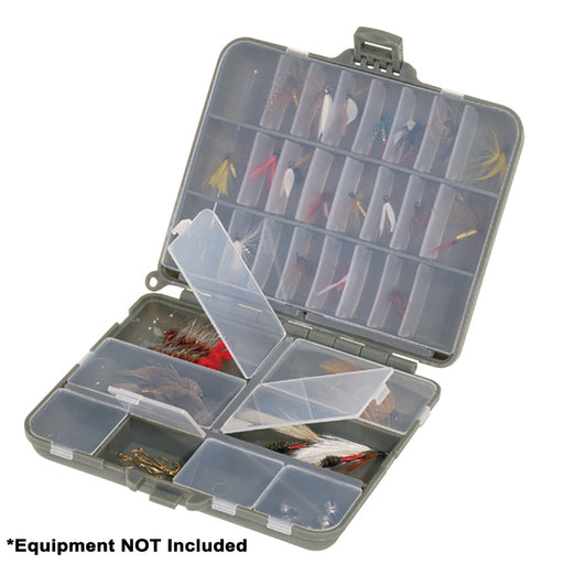 Plano Compact Side-By-Side Tackle Organizer - Grey/Clear [107000] 1st Class Eligible, Brand_Plano, Hunting & Fishing, Hunting & Fishing | 