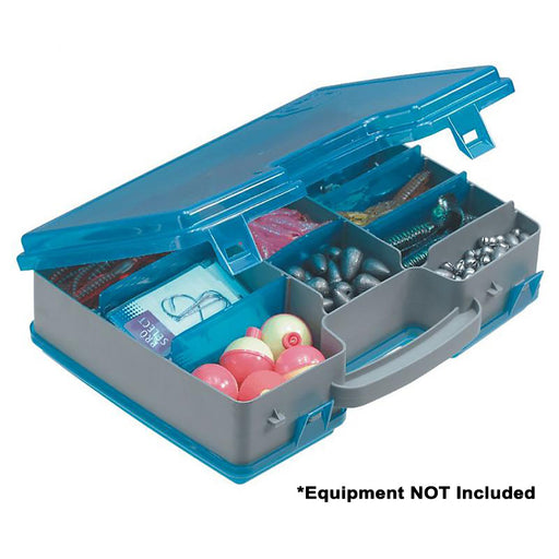 Plano Double-Sided Adjustable Tackle Organizer Large - Silver/Blue [171502] Brand_Plano, Hunting & Fishing, Hunting & Fishing | Tackle 