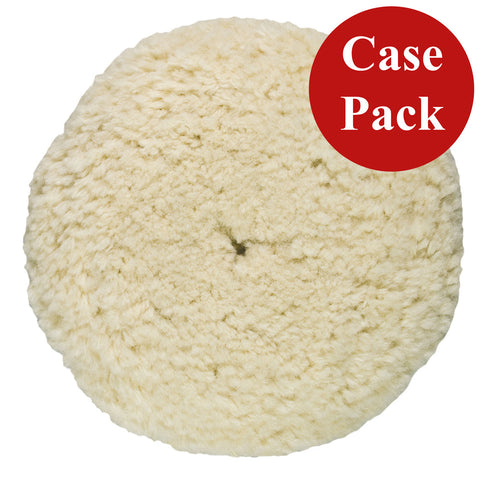Presta Rotary Wool Buffing Pad - White Heavy Cut - *Case of 12* [810176CASE] Boat Outfitting, Boat Outfitting | Cleaning, Brand_Presta