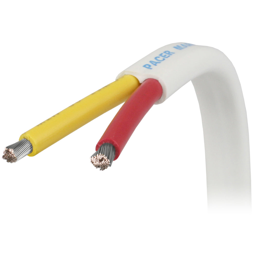 Pacer 18/2 AWG Safety Duplex Cable - Red/Yellow - 250 [W18/2RYW-250] Brand_Pacer Group, Electrical, Electrical | Wire Wire CWR