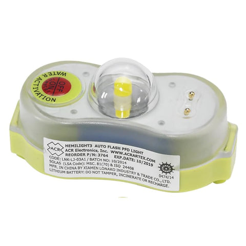 ACR HemiLight 3 - Automatic Survivor Locator Light [3764.1] 1st Class Eligible, Brand_ACR Electronics, Marine Safety, Marine Safety | Safety