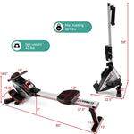 Adjustable Magnetic Rower cardio, fitness, Outdoor | Fitness / Athletic Training Fitness / Athletic Training GYMAX