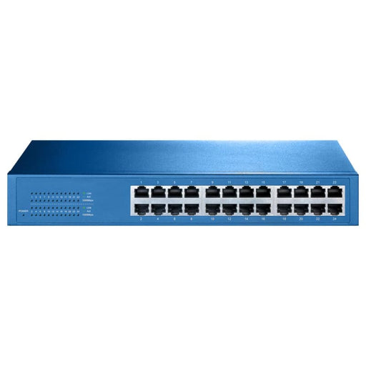 Aigean 24-Port Network Switch - Desk or Rack Mountable - 100-240VAC - 50/60Hz [NS-24] Brand_Aigean Networks, Clearance, Communication, 