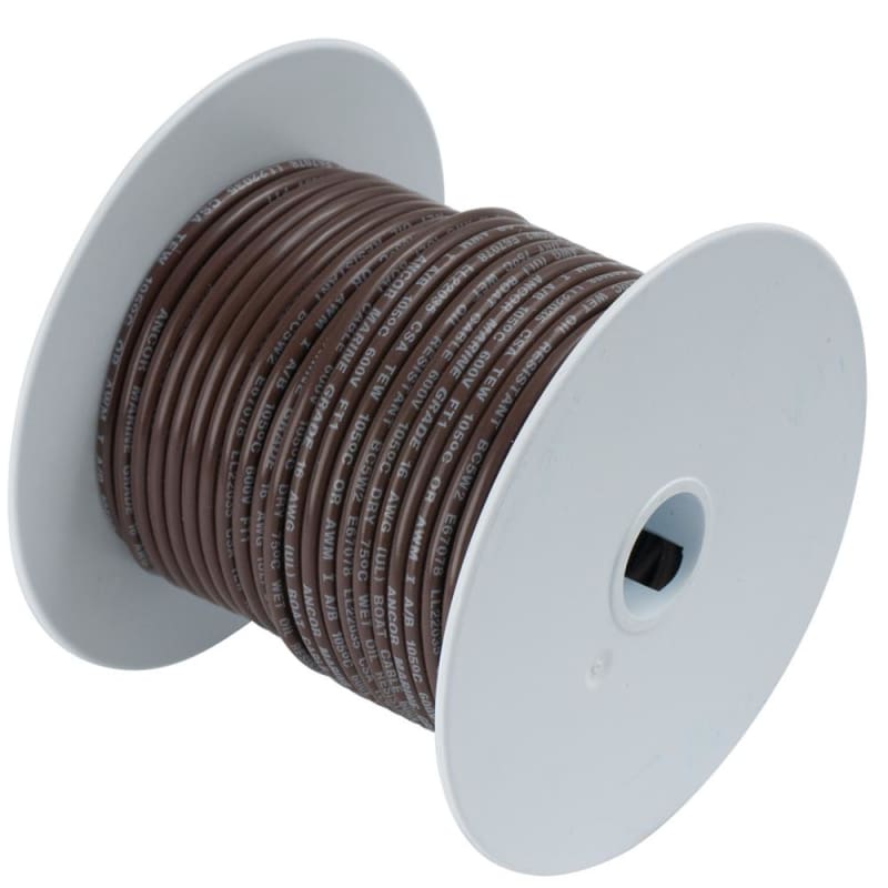 Ancor Brown 16 AWG Tinned Copper Wire - 250’ [102225] Brand_Ancor, Electrical, Electrical | Wire Wire CWR