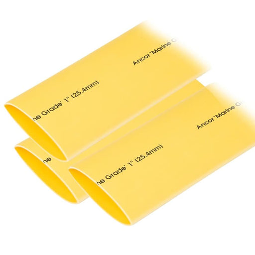 Ancor Heat Shrink Tubing 1 x 12 - Yellow - 3 Pieces [307924] 1st Class Eligible, Brand_Ancor, Electrical, Electrical | Wire Management Wire