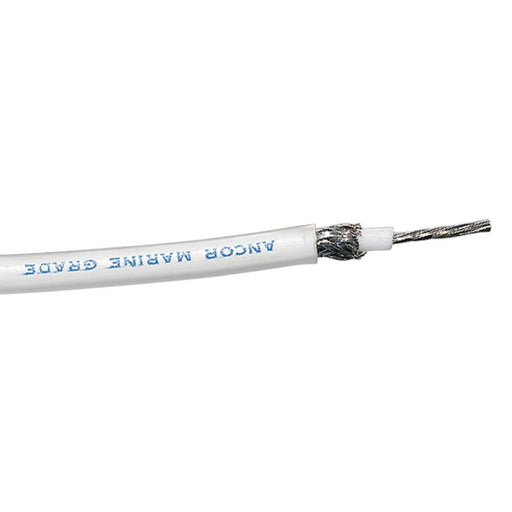 Ancor RG-213 White Tinned Coaxial Cable - 100’ [151710] Brand_Ancor, Communication, Communication | Accessories, Electrical, Electrical |