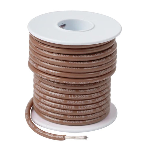 Ancor Tan 14 AWG Tinned Copper Wire - 100 [103810] Brand_Ancor, Electrical, Electrical | Wire Wire CWR