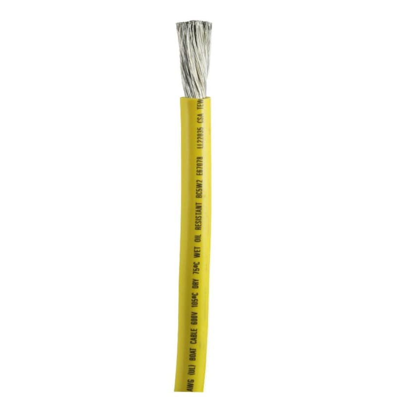 Ancor Yellow 2/0 AWG Battery Cable - Sold By The Foot [1179-FT] Brand_Ancor, Electrical, Electrical | Wire Wire CWR