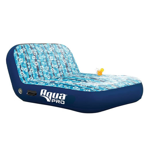 Aqua Leisure Ultra Cushioned Comfort Lounge Hawaiian Wave Print - 2-Person [APL17011S2] Brand_Aqua Leisure, Watersports, Watersports | 