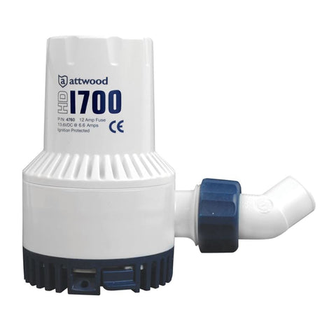 Attwood Heavy-Duty Bilge Pump 1700 Series - 12V - 1700 GPH [4730-4] Brand_Attwood Marine, Marine Plumbing & Ventilation, Marine Plumbing & 