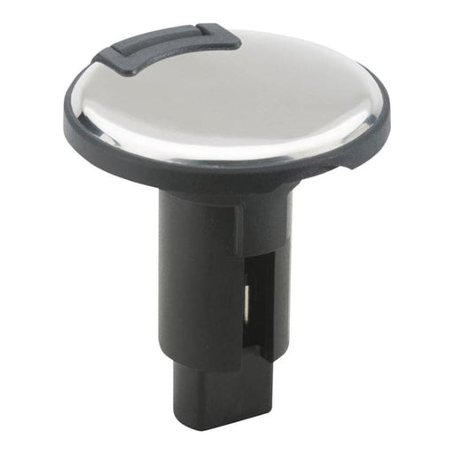 Attwood LightArmor Plug-In Base - 3 Pin - Stainless Steel - Round [910R3PSB-7] 1st Class Eligible, Brand_Attwood Marine, Lighting, Lighting