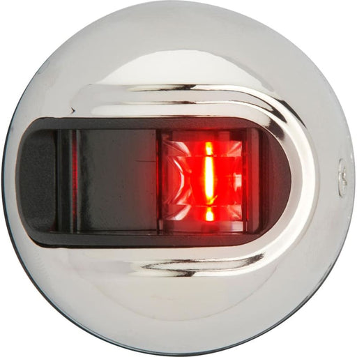 Attwood LightArmor Vertical Surface Mount Navigation Light - Port (red) - Stainless Steel - 2NM [NV3012SSR-7] 1st Class Eligible,