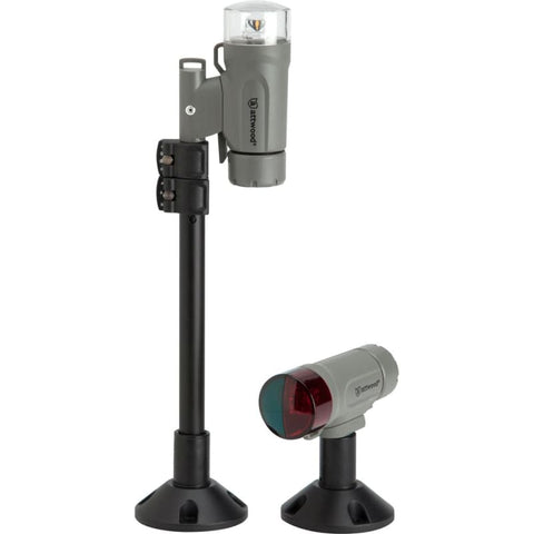 Attwood PaddleSport Portable Navigation Light Kit - Screw Down or Adhesive Pad - Gray [14192-7] Brand_Attwood Marine, Lighting, Lighting |