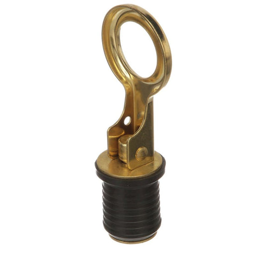 Attwood Snap-Handle Brass Drain Plug - 1 Diameter [7524A7] Brand_Attwood Marine, Marine Plumbing & Ventilation, Marine Plumbing &