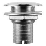 Attwood Stainless Steel Thru-Hull Short Straight Barbed - 1-1/2 Inner Diameter [66545-3] Brand_Attwood Marine, Marine Plumbing &