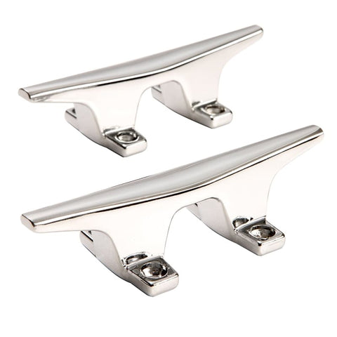 Attwood ZAMAK Chrome Plated Zinc Cleats - Pair - 4-1/2 [6244-6] 1st Class Eligible, Brand_Attwood Marine, Marine Hardware, Marine Hardware |