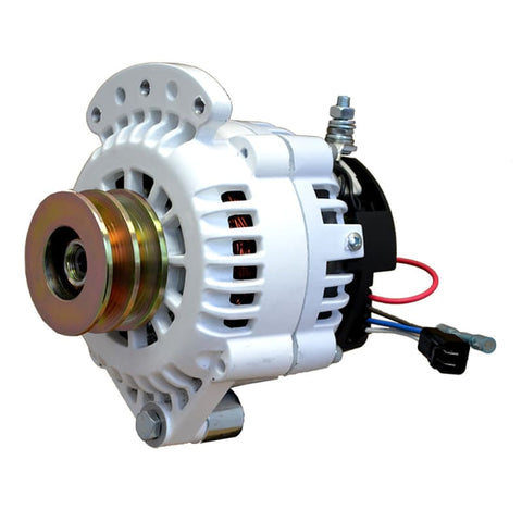 Balmar Alternator 120 AMP 12V 1-2 Single Foot Spindle Mount Dual Vee Pulley w/Isolated Ground [621-120-DV] Brand_Balmar, Electrical,