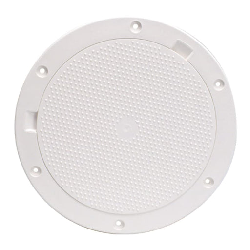 Beckson 8 Non-Skid Pry-Out Deck Plate - White [DP83-W] Brand_Beckson Marine, Marine Hardware, Marine Hardware | Deck Plates Deck Plates CWR