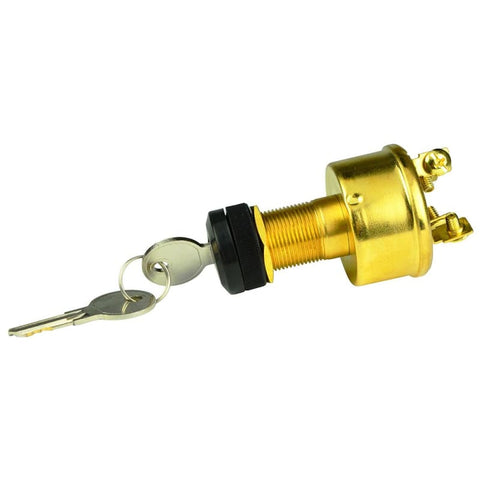 BEP 4-Position Brass Ignition Switch - Accessory/OFF/Ignition Accessory/Start [1001609] 1st Class Eligible, Brand_BEP Marine, Electrical,