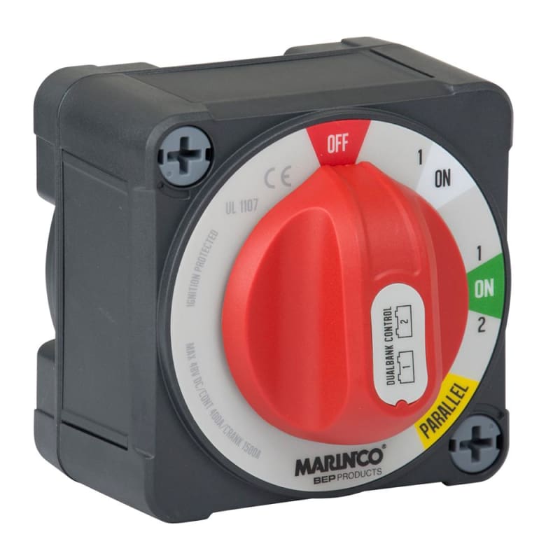 BEP Pro Installer 400a EZ-Mount Dual Bank Control Battery Switch - MC10 [772-DBC-EZ] Brand_BEP Marine, Electrical, Electrical | Battery