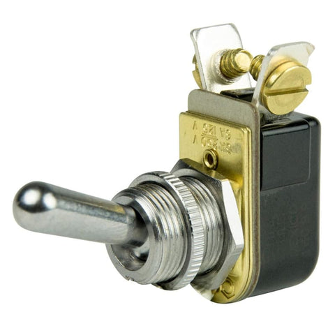 BEP SPST Chrome Plated Toggle Switch - 11/16 Handle - OFF/ON [1002021] 1st Class Eligible, Brand_BEP Marine, Electrical, Electrical |