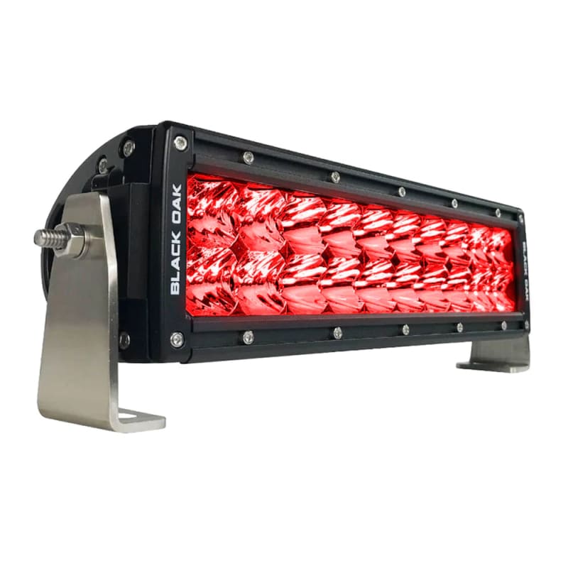 Black Oak Double Row Combo Red Predator Hunting 10 Light Bar - Black [10R-D3OS] Brand_Black Oak LED, Lighting, Lighting | Light Bars Light 