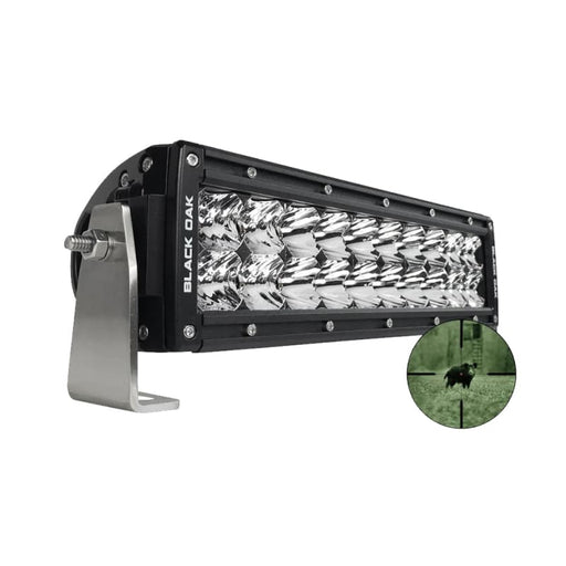 Black Oak Pro Series Double Row Combo Infrared 10 940nm Light Bar - Black [10IR-940] Brand_Black Oak LED, Lighting, Lighting | Light Bars 