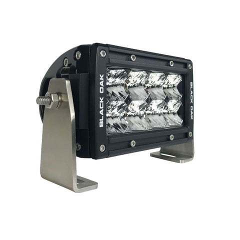 Black Oak Pro Series Double Row Flood 4 Light Bar - Black [4F-D5OS] Automotive/RV, Automotive/RV | Lighting, Brand_Black Oak LED, Lighting, 