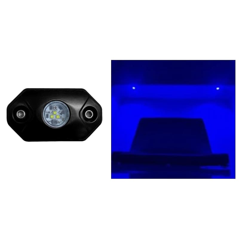 Black Oak Rock Accent Light - Blue - Black Housing [RL-B] 1st Class Eligible, Brand_Black Oak LED, Lighting, Lighting | Interior / Courtesy