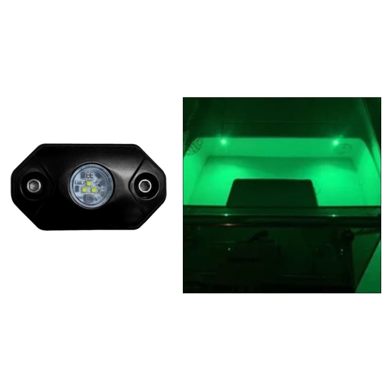 Black Oak Rock Accent Light - Green - Black Housing [RL-G] Brand_Black Oak LED, Lighting, Lighting | Interior / Courtesy Light Interior /