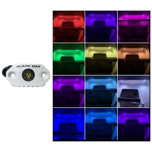 Black Oak Rock Accent Light - RGB - White Housing [MAL-RGB] 1st Class Eligible, Brand_Black Oak LED, Lighting, Lighting | Interior /