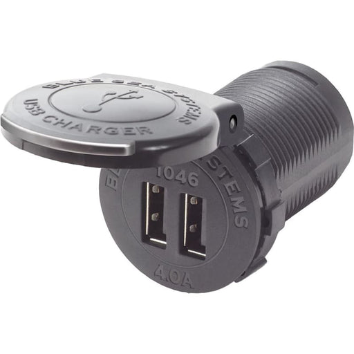 Blue Sea 1046 48V Dual USB Charger Socket Mount [1046] 1st Class Eligible, Brand_Blue Sea Systems, Electrical, Electrical | Accessories 
