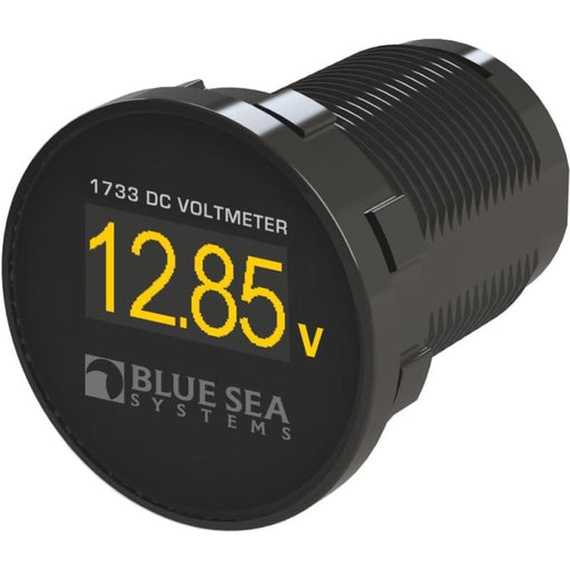 Blue Sea 1733 Mini OLED DC Voltmeter [1733] 1st Class Eligible, Brand_Blue Sea Systems, Electrical, Electrical | Meters & Monitoring Meters 