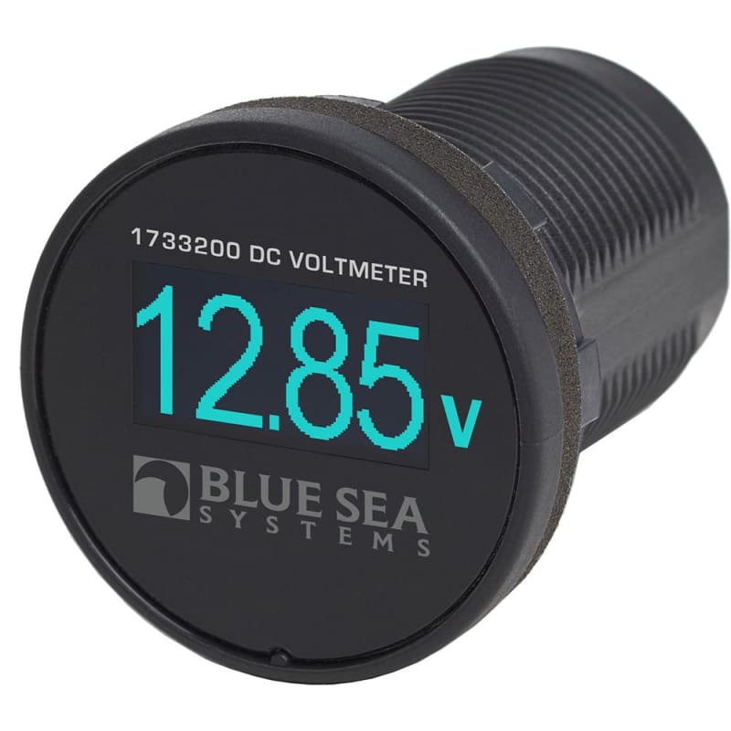 Blue Sea 1733200 Mini OLED Voltmeter - Blue [1733200] 1st Class Eligible, Brand_Blue Sea Systems, Electrical, Electrical | Meters & 